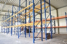 Palettenregal-Schwerlast gebraucht, 83,4 Meter JH-Delta System, + SLP-System