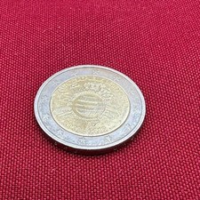 MÜNZE 2 EURO 10 JAHRE EURO
