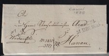 Vorphilabrief Cassel (Kassel) - Hanau 31.12.1835