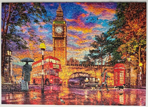 Ravensburger puzzle sunset at - "sunset,