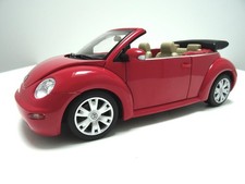 + VOLKSWAGEN VW New Beetle Cabrio 1:18 Gateway rot NEU 