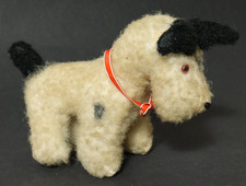 Alter Stoffhund Terrier Stofftier Foxterrier Hund dog dogs Stoffhunde Stoff Tier