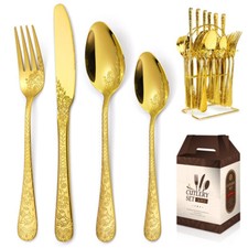 Personen besteckset gold - personen,