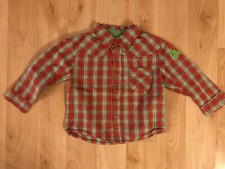 Hemd / Gr. 86 / mehrfarbig / kariert / Langarm