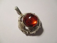 Anhänger Silber Bernstein