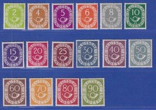 Bund 1951/52 Posthorn-Satz