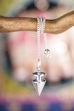 Arakpendel Messing versilbert