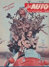 auto motor sport Heft 15 August 1950 Fiat 1400 Neue Kleinwagen Lohmann Motor