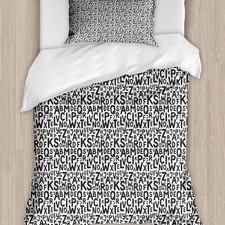 Alphabet Bettwäsche Set