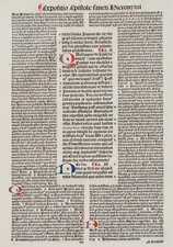 Original Inkunabel 1498 Biblia