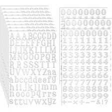 Buchstaben Zahlen Aufkleber