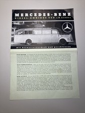1950 prospekt blatt mercedes - prospekt, 1