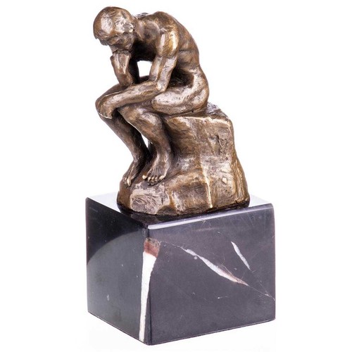 Bronze skulptur figur - skulptur,
