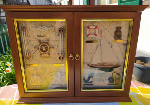 Maritime wanddeko vitrine - ,