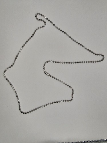 60cm kugelkette edelstahl dog - 60cm,
