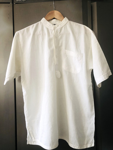 Vintage unisex stehkragen - stehkragen, hemd