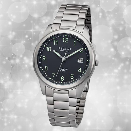 Armbanduhr titan grau herren - grau,
