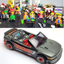 Playmobil Konvolut Figuren Auto Werkstatt Schrottplatz Tankstelle Zubehör