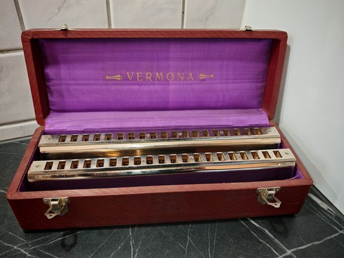 Mundharmonika vermona 28cm - mundharmonika, (1)