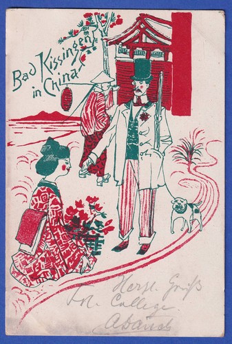 Postkarte bad kissingen in - postkarte, "bad