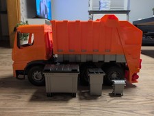 Lena XXL Großes Müllabfuhr Fahrzeug Spielzeug Abfall Müllauto Groß Auto Tonnen