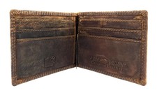 Ven Tomy echt Leder Geldbörse Portemonnaie Dollarclip Geldklammer Hunterleder