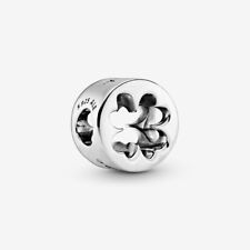 PANDORA Charm Anhänger Bead 925 Sterlingsilber Vierblättriges Kleeblatt 797868