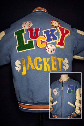 Vintage lucky varsity jacket