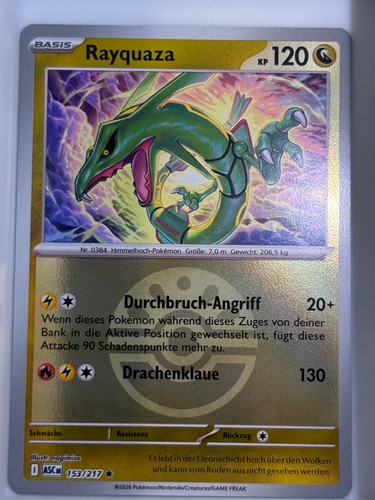 Rayquaza asc 153 - asc, holo