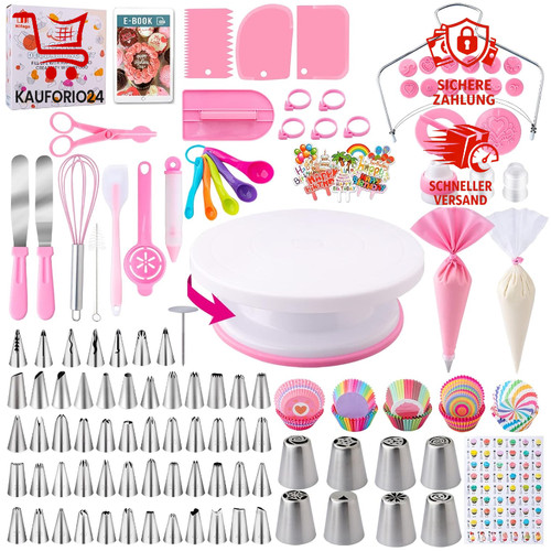 Torten zubehör set - set, 356-teilig