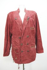 Lederjacke rot ziegenvelour - lederjacke,
