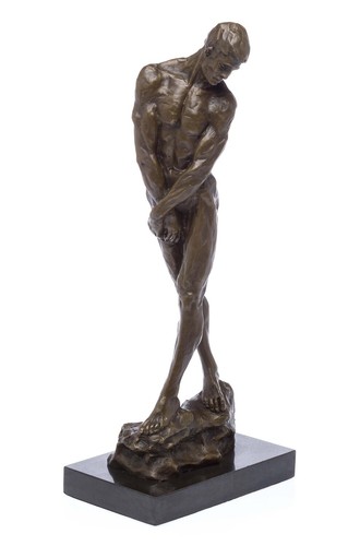 Bronzeskulptur akt mann - bronzeskulptur,