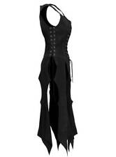 Fantastisches Lederkleid mit Schnürcorsage. Wildlederkleid 