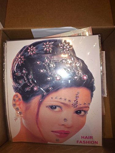 Gesicht nagel sticker strass - gesicht,