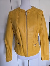 Orsay Lederjacke Gelb Größe