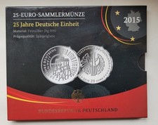 25 Euro Deutschland 2015-25 Jahre Deutsche Einheit Silber