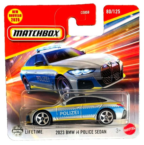 Matchbox 2023 bmw i4 polizei - matchbox,