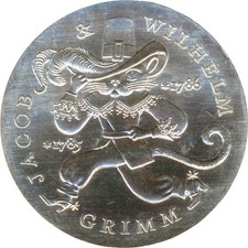 DDR 20 Mark 1986 Gebrüder Grimm Silber*