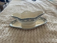 Antike Steingut Sauciere Terre