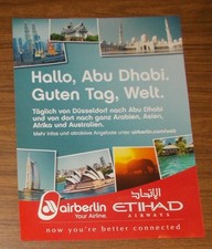 Seltene Werbung AIR BERLIN -
