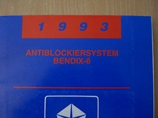 Werkstatthandbuch Systemdiagnose ABS Bendix 6 LeBaron Dodge Daytona Spirit 1993