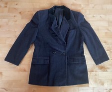 Janker Grösse 36 anthrazit Petite Mademoiselle Damen klassisch Samtkragen