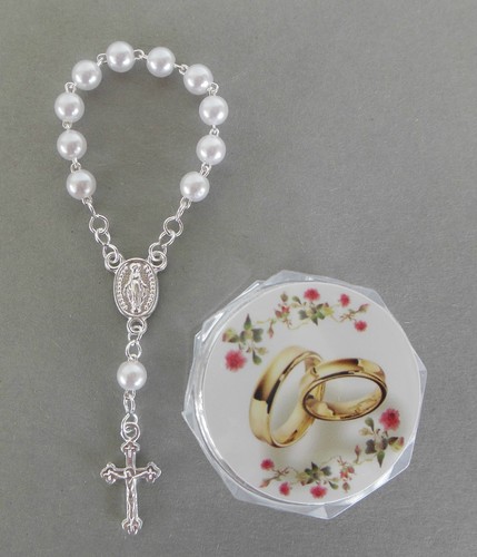 Hochzeit rosenkranz ehe weiße - hochzeit,