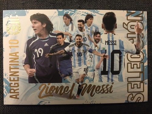 Autogrammkarte lionel messi - autogrammkarte,