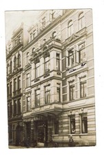 P01 Gewaltiges Haus Friseur Hannover 1908 n. Bückeburg Otto v. Ditfurth RARITÄT