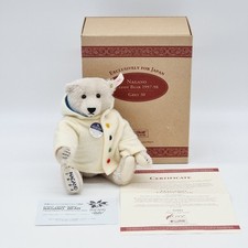 Steiff 652592 Nagano Teddybär 30 cm Jahr 1997 Japan Olympische Winterspiele
