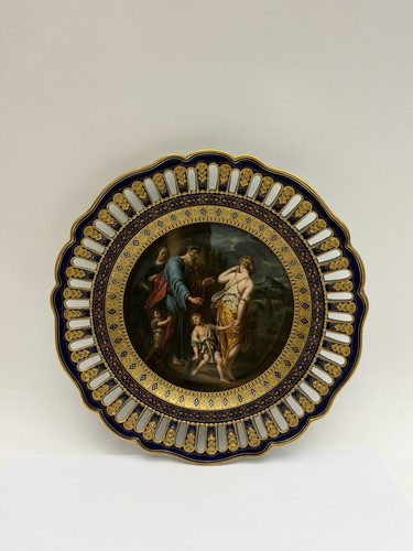 Durchbrochener meissen teller - durchbrochener,