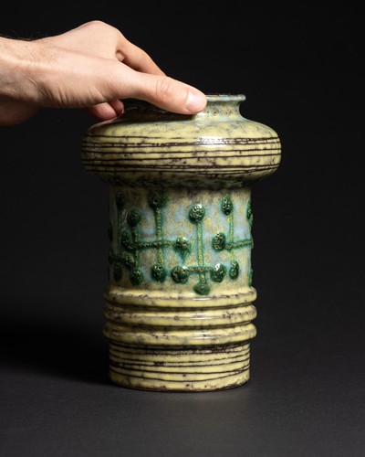 Ceramic vase veb haldensleben - veb,