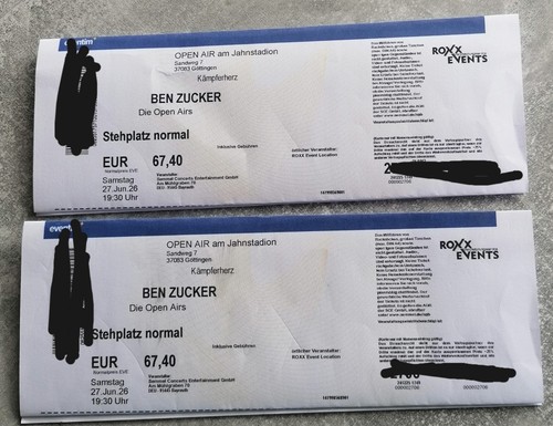 Stehplatz print tickets - print-tickets,
