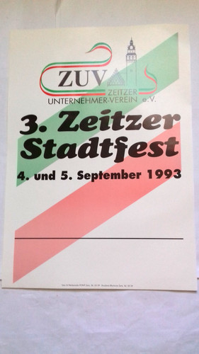 Zeitz 1993 plakat zeitzer - 1993,,